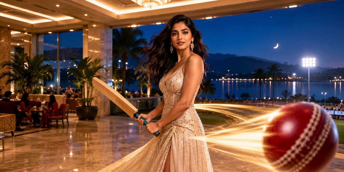 কুমিল্লায় মোবাইলে ক্রিকেট বেটিং গেম খেলছেন মডেল