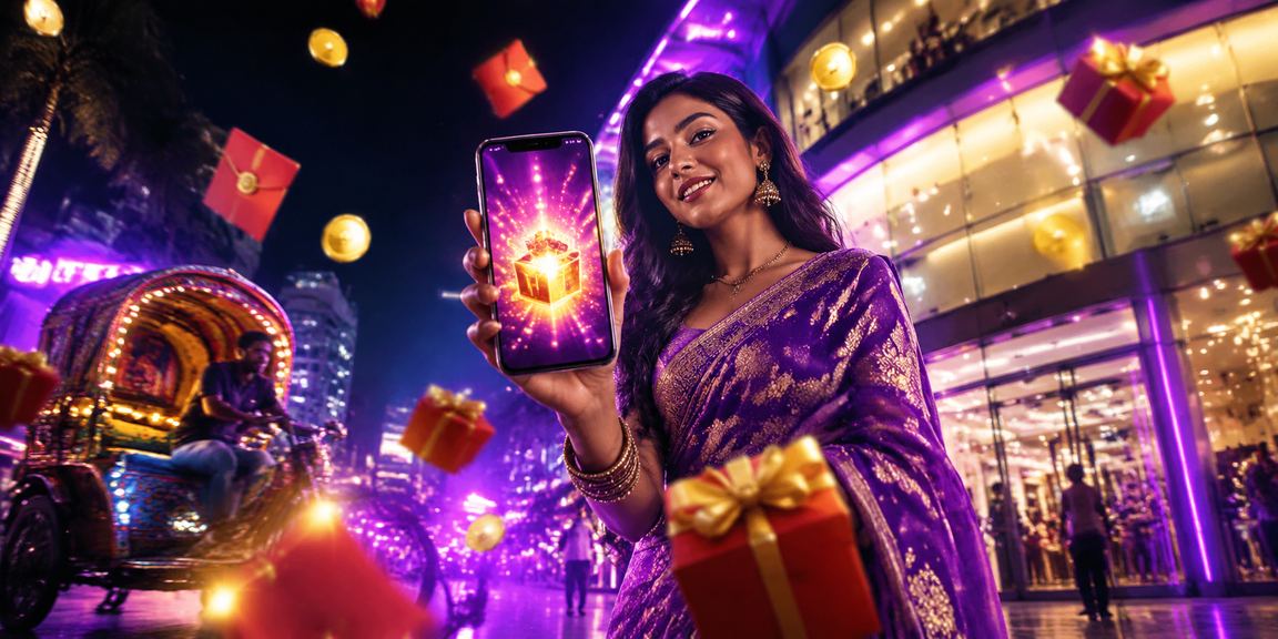 ঢাকায় নিয়ন আলোয় in2026 মোবাইল অ্যাপ বোনাস